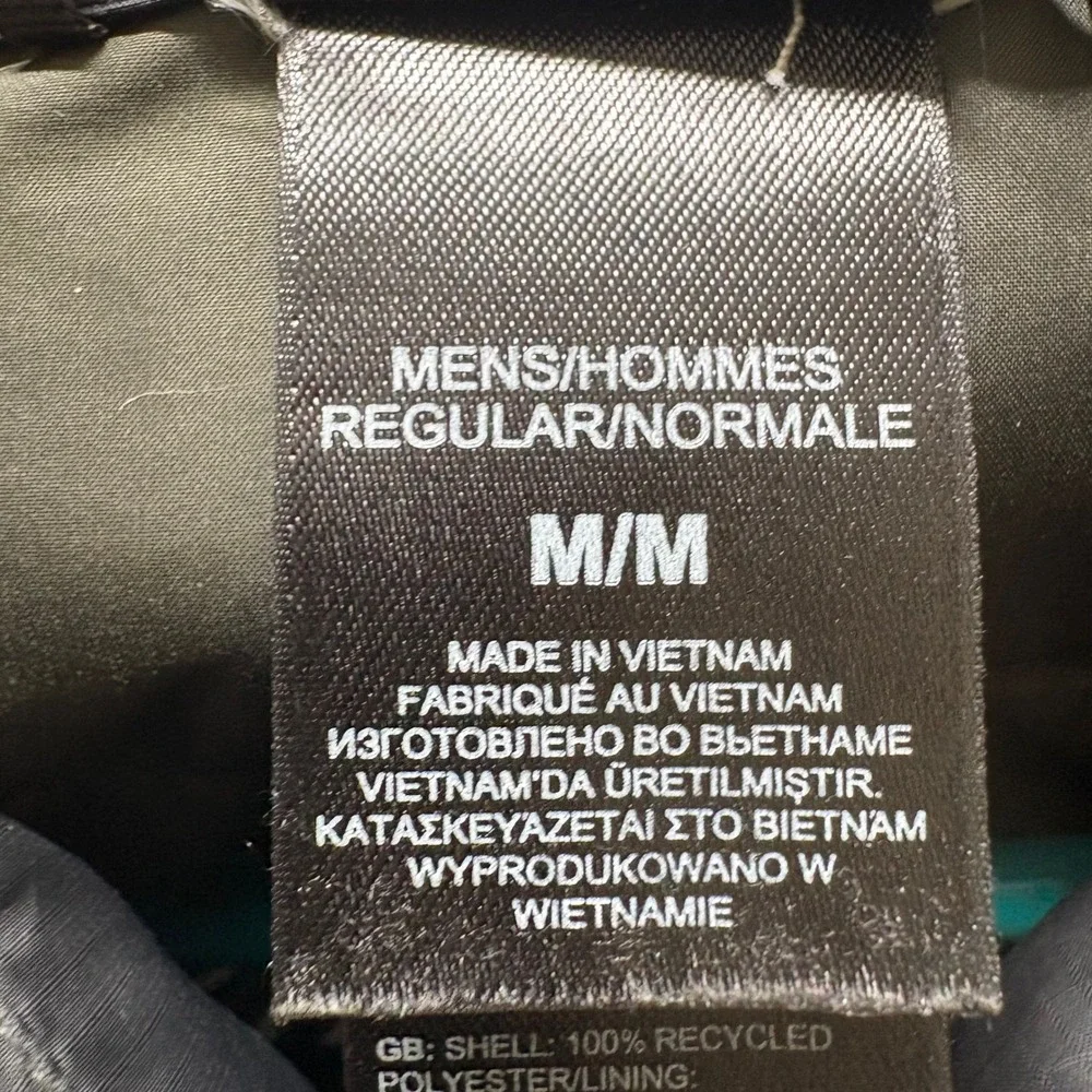 The North Face measurements pit